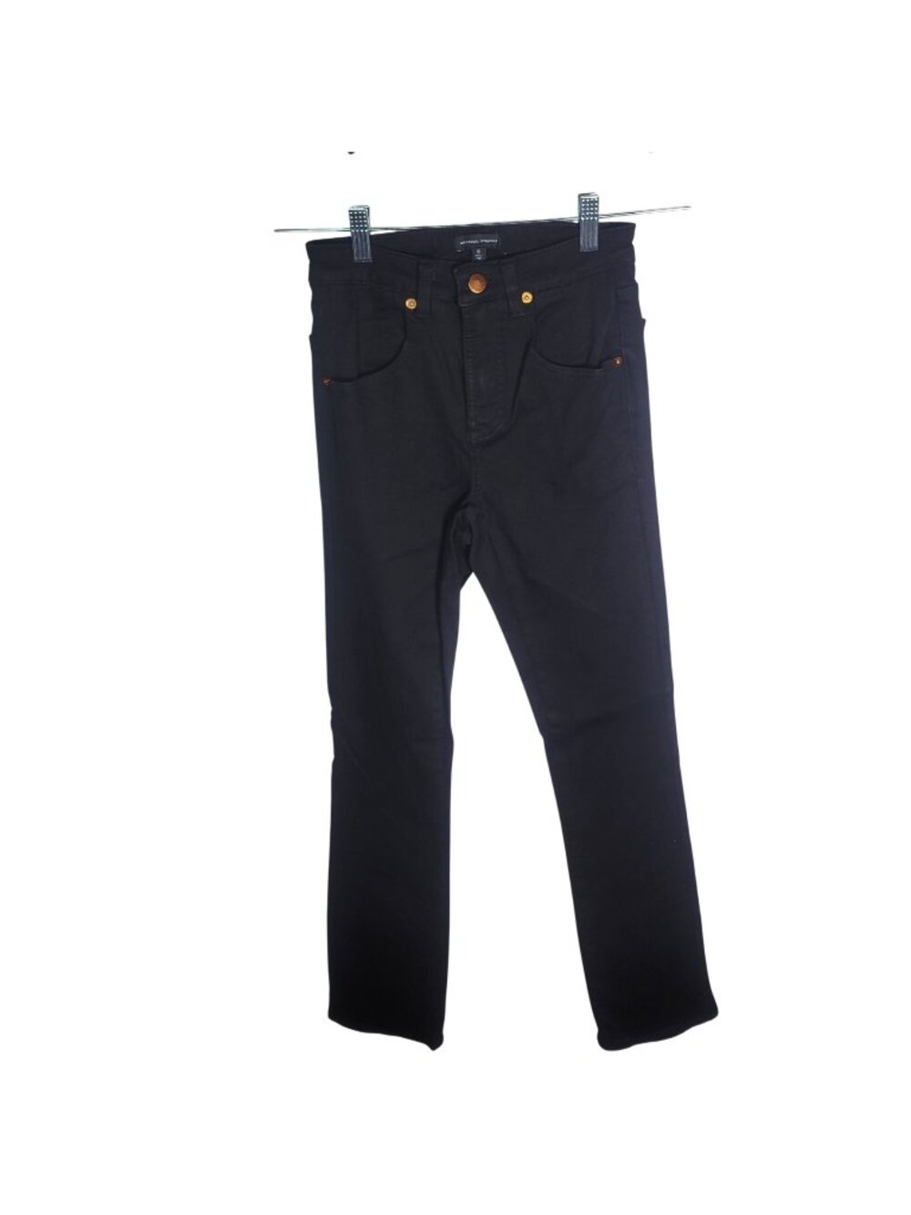 Universal Standard Women Black Flare Sava High Rise Denim Jeans Size 0 (34")